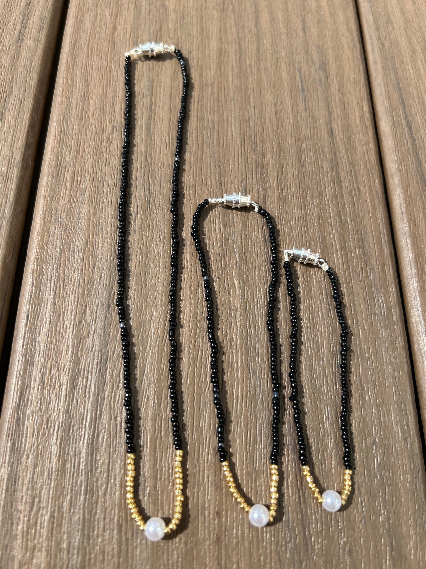 Sevy Necklace, Bracelet, and Anklet SET