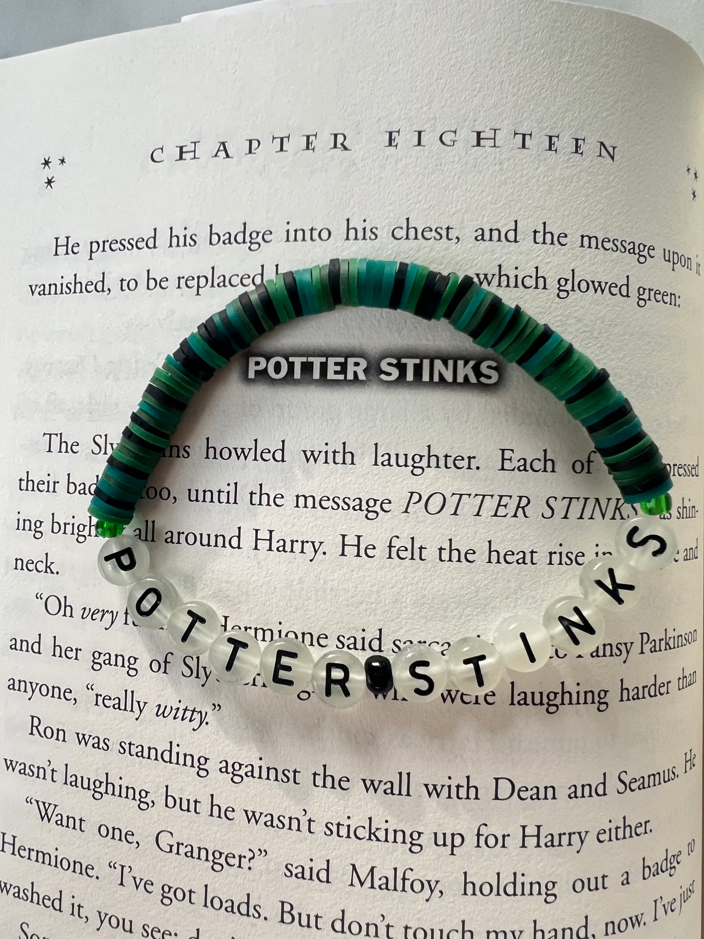 HP Potter Stinks GLOW IN THE DARK Bracelet